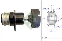 Schaeffler INA 535015710 - Rueda libre alternador