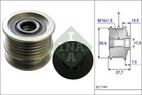 Schaeffler INA 535016910 - Rueda libre alternador