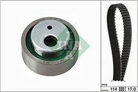 Schaeffler INA 530025810 - Ancho [mm]: 17<br>Número de dientes: 114<br>Correas: con perfil redondeado de dientes<br>Peso [kg]: 1,19<br>