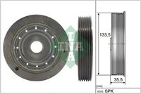 Schaeffler INA 544009110 - Polea, cigüeñal