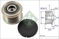 Schaeffler INA 535019410 - para n° fabricante: F-232369/.02/.03<br>para n° fabricante: F-232369.09/.11<br>Número de canales: 6<br>Distancia del primer canal [mm]: 6,5<br>Artículo complementario / información complementaria 2: se requiere herramiente especial para montaje<br>SVHC: No existen sustancias SVHC<br>