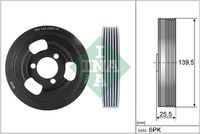 Schaeffler INA 544009610 - Polea, cigüeñal