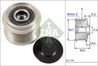 Schaeffler INA 535022710 - Rueda libre alternador