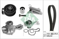 Schaeffler INA 530035930 - Bomba de agua + kit correa distribución