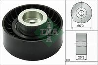 Schaeffler INA 532047010 - Equipamiento de vehículo: para vehículos con climatizador<br>Ancho de la superficie de contacto de los rodillos [mm]: 22,5<br>Diámetro exterior [mm]: 65<br>Tamaño de rosca exterior: M8 x 1,25<br>Material: Plástico<br>Número de nervaduras: 6<br>Peso [kg]: 0,200<br>Artículo complementario / información complementaria 2: con tornillo<br>