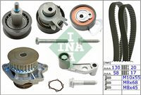 Schaeffler INA 530036030 - Bomba de agua + kit correa distribución