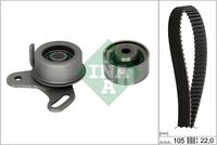 Schaeffler INA 530042710 - Ancho [mm]: 22<br>Número de dientes: 105<br>Superficie: revestido<br>Correas: con perfil redondeado de dientes<br>Peso [kg]: 0,72<br>