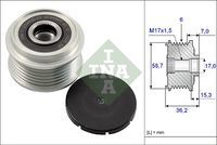 Schaeffler INA 535009810 - Rueda libre alternador