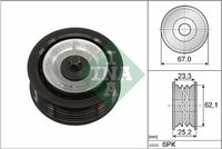 Schaeffler INA 532061910 - Polea inversión/guía, correa poli V