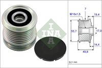 Schaeffler INA 535016510 - Rueda libre alternador