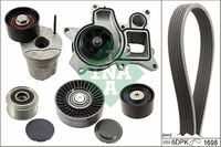 Schaeffler INA 529 0019 30 - Bomba de agua + kit de correa poli V