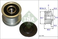 Schaeffler INA 535020410 - Rueda libre alternador