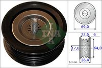 Schaeffler INA 532067110 - Polea inversión/guía, correa poli V