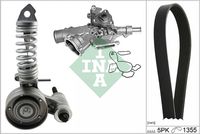 Schaeffler INA 529029730 - Bomba de agua + kit de correa poli V