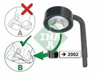 Schaeffler INA 531079010 - Polea tensora, correa poli V