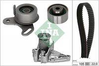 Schaeffler INA 530042731 - Bomba de agua + kit correa distribución