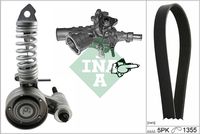 Schaeffler INA 529029731 - Bomba de agua + kit de correa poli V