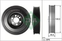 Schaeffler INA 544015910 - Código de motor: CAWB<br>Código de motor: CCZA<br>Código de motor: CBFA<br>Código de motor: CCTA<br>Diámetro exterior [mm]: 140<br>Ancho [mm]: 26<br>Número de canales: 6<br>Vibración: con amortiguador de vibraciones<br>SVHC: No existen sustancias SVHC<br>