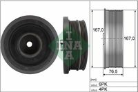 Schaeffler INA 544008210 - Polea, cigüeñal