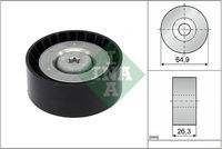 Schaeffler INA 532090510 - Ancho de la superficie de contacto de los rodillos [mm]: 25<br>Diámetro interior [mm]: 8<br>Diámetro exterior [mm]: 67<br>Diám. de puntos de sujeción [mm]: 17<br>Material: Plástico<br>Número de nervaduras: 6<br>Peso [kg]: 0,131<br>Artículo complementario / información complementaria 2: con tornillo<br>