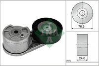 Schaeffler INA 534072510 - Código de motor: YLF6<br>Código de motor: YLFS<br>Equipamiento de vehículo: para vehículos sin aire acondicionado<br>Ancho de la superficie de contacto de los rodillos [mm]: 24<br>Diámetro exterior [mm]: 77<br>Material: Plástico<br>Tipo de servicio: automático<br>Peso [kg]: 0,648<br>