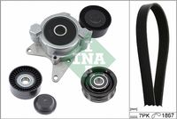 Schaeffler INA 529040110 - Unidades accionadas: Alternador<br>Equipamiento de vehículo: para vehículos con climatizador<br>para el tipo de serie del modelo: ADT271<br>Longitud [mm]: 1870<br>Ancho [mm]: 24,92<br>Material de las correas: EPDM (Ethylen-Propylen-Dien-Caucho)<br>Número de nervaduras: 7<br>SVHC: No existen sustancias SVHC<br>