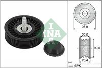 Schaeffler INA 532089110 - Unidades accionadas: Alternador<br>Superficie: liso<br>Material: Plástico<br>Diámetro exterior [mm]: 80<br>Diámetro interior [mm]: 10<br>Ancho [mm]: 25<br>