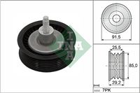 Schaeffler INA 532090910 - Equipamiento de vehículo: para vehículos con climatizador<br>Ancho de la superficie de contacto de los rodillos [mm]: 22,5<br>Diámetro exterior [mm]: 65<br>Tamaño de rosca exterior: M8 x 1,25<br>Material: Plástico<br>Número de nervaduras: 6<br>Peso [kg]: 0,200<br>Artículo complementario / información complementaria 2: con tornillo<br>