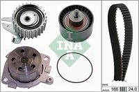 Schaeffler INA 530022630 - Bomba de agua + kit correa distribución