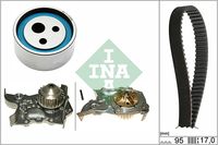 Schaeffler INA 530001832 - Bomba de agua + kit correa distribución