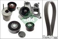 Schaeffler INA 529036930 - Bomba de agua + kit de correa poli V