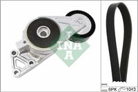 Schaeffler INA 529042910 - Juego de correas trapeciales poli V