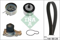 Schaeffler INA 530 0641 30 - Bomba de agua + kit correa distribución