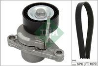 Schaeffler INA 529 0344 10 - Juego de correas trapeciales poli V