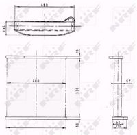 NRF 1003 - Panal del radiador, refrigeración del motor