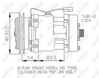 NRF 32074 - Compresor, aire acondicionado - EASY FIT