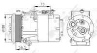 NRF 32250 - Compresor, aire acondicionado - EASY FIT