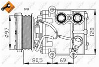 NRF 32401 - Compresor, aire acondicionado - EASY FIT