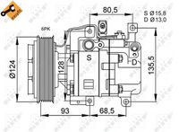 NRF 32408 - Compresor, aire acondicionado - EASY FIT