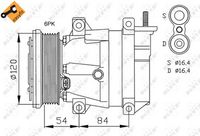 NRF 32484 - Compresor, aire acondicionado - EASY FIT