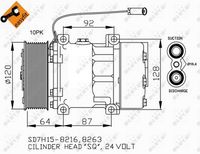 NRF 32709 - Compresor, aire acondicionado - EASY FIT