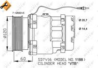 NRF 32711 - Compresor, aire acondicionado - EASY FIT