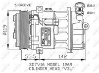 NRF 32818 - Compresor, aire acondicionado - EASY FIT