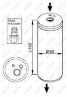 NRF 33296 - Filtro deshidratante, aire acondicionado