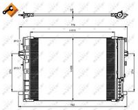 NRF 350081 - Profundidad de red [mm]: 16<br>Longitud de red [mm]: 646<br>Ancho de red [mm]: 434<br>Propiedad química: resistente a la corrosión<br>Material: Aluminio<br>Artículo complementario/Información complementaria: con relleno de nitrógeno<br>Agente frigorífico: R 134 a<br>Agente frigorífico: R 1234yf<br>Artículo complementario / información complementaria 2: con secador<br>