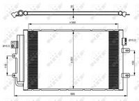 NRF 350083 - Condensador, aire acondicionado - EASY FIT