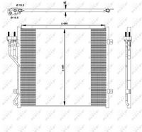 NRF 350129 - Condensador, aire acondicionado - EASY FIT