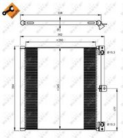 NRF 350203 - Profundidad de red [mm]: 16<br>Longitud de red [mm]: 338<br>Ancho de red [mm]: 348<br>Propiedad química: resistente a la corrosión<br>Material: Aluminio<br>Artículo complementario/Información complementaria: con relleno de nitrógeno<br>Agente frigorífico: R 134 a<br>Agente frigorífico: R 1234yf<br>Artículo complementario / información complementaria 2: sin secador<br>