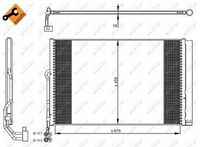 NRF 350324 - Profundidad de red [mm]: 16<br>Longitud de red [mm]: 727<br>Ancho de red [mm]: 439<br>Propiedad química: resistente a la corrosión<br>Material: Aluminio<br>Artículo complementario/Información complementaria: con relleno de nitrógeno<br>Agente frigorífico: R 134 a<br>Agente frigorífico: R 1234yf<br>Artículo complementario / información complementaria 2: con secador<br>