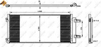 NRF 350338 - Condensador, aire acondicionado - EASY FIT